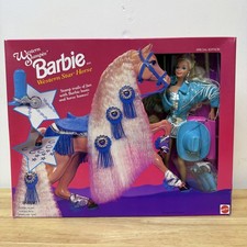 Barbie western stampin bambola - barbie,