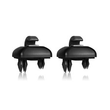 2 PZ CLIP GANCIO PARASOLE PER AUDI A3 A4 A5 Q3 Q5 TT S4 S5 STAFFA ALETTA nero