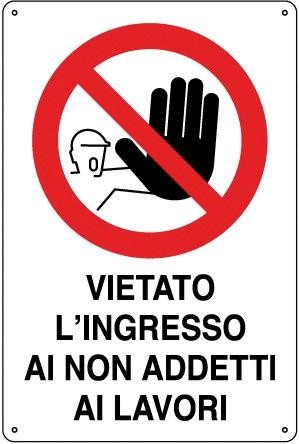 Cartello polionda 60x40 - cartello,