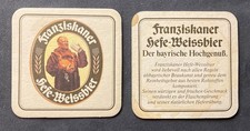 Vintage sottobicchiere Birra FRANZISKANER HEFE-WEISSBIER coaster untersetzer