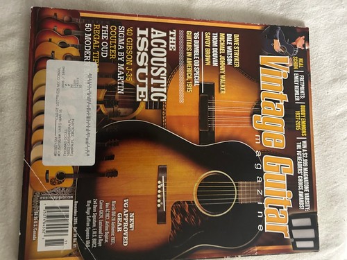 Vintage guitar magazine - guitar,
