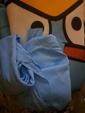 Costume Halloween uccellino ghiaccio adulto uccellino arrabbiato cosplay feste unisex taglia unica blu