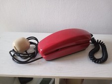 Telefono Fisso Face Standard Vintage a DiscoRotella Anni 60 70 D'Epoca Rosso