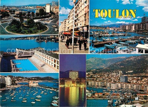 Toulon var vue ensemble port - toulon,