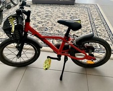 Bici bambino Btwin 4-6 anni 16 pollici da 105 a 120 cm ROBOT arancione nero