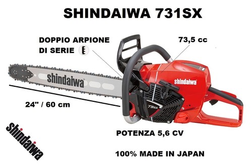 Shindaiwa motosega 731sx barra - motosega,
