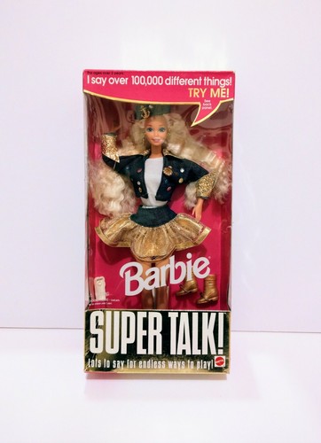 Barbie super talk try - talk!, me