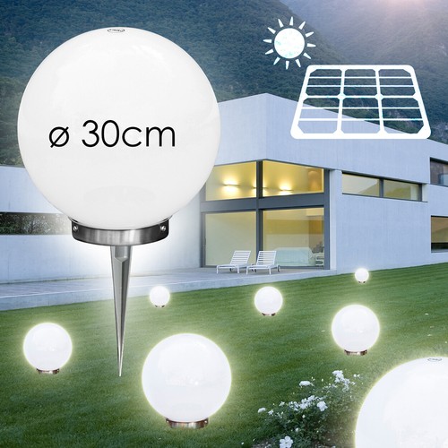 Sfera led luce - solare, sensore