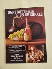 RENE' BRIAND EXTRA BRANDY CLIPPING RITAGLIO PUBBLICITA' ADVERTISING #827