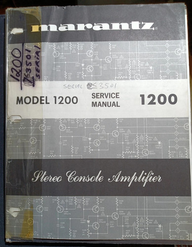 Amplificatore marantz 1200 - amplificatore,