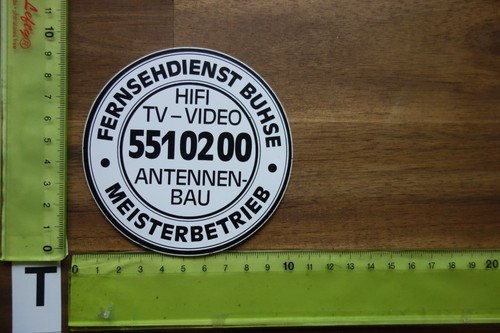 Vecchio adesivo televisione - vecchio,