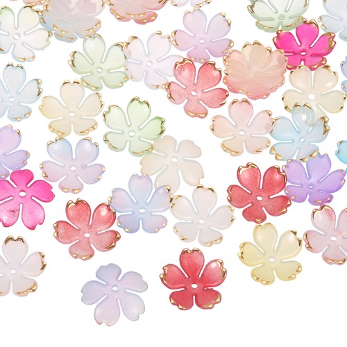 Perline acriliche 19mm - acriliche, fiore