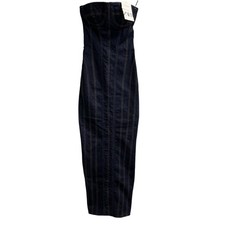 Zara Dress Women XS Dark Denim