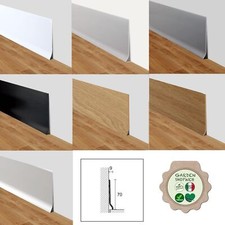 Zoccolino Battiscopa PVC Semiflessibile, Inattaccabile da Muffe Tarli Parassiti