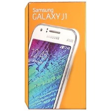 Samsung Galaxy J1 3G nero 4 GB + 512 MB singola SIM sbloccato in fabbrica GSM NUOVO