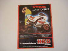 advertising Pubblicità 1985 MOTO HRD 125 WH SILVER