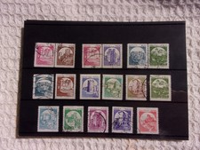 dal 1980 in poi  -14 valori usati completa  "CASTELLI MACCHINETTE"