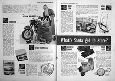 Vecchia rivista moto d'epoca