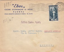 TE0365 - PADOVA - BUSTA PUBBLICITARIA CUCINE ECONOMICHE ED AFFINI EBOS 1956