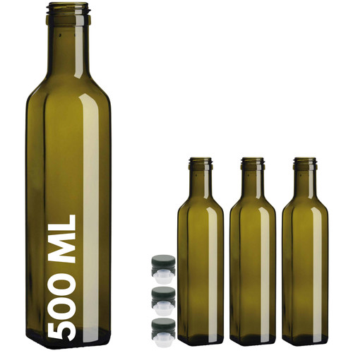 Bottiglie marasca per olio - bottiglie,