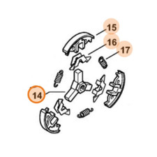 STIHL FRIZIONE CENTRIFUGA MOTOSEGA DA POTATURA MS 192 201 T TC ORIGINALE