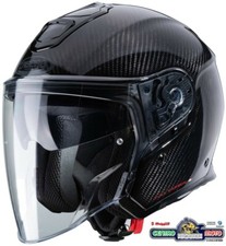 CABERG CASCO FLYON JET FULL CARBON  MISURA L 59-60 VISIERA GOLD - SILVER