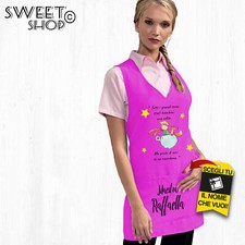 GREMBIULE MAESTRA PERSONALIZZATO SCUOLA MATERNA CAMICE IDEA REGALO MAESTRA NATAL