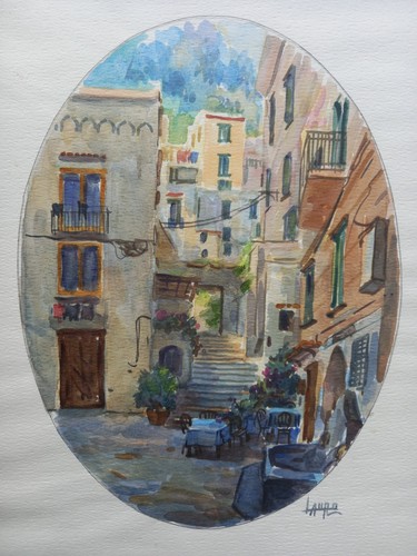 Painted amalfi fontana - fontana, é