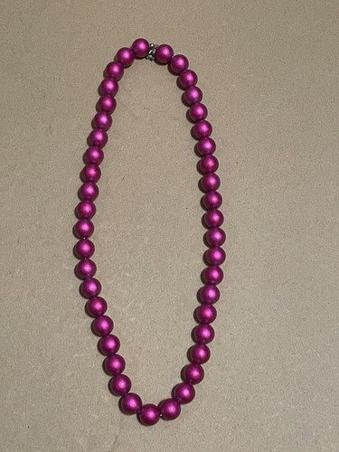 Collana vintage fucsia rosa - vintage,
