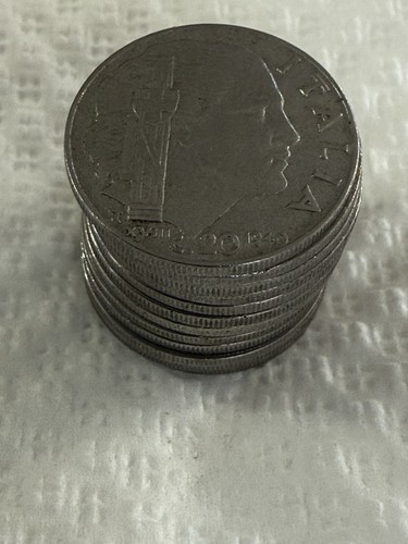 Moneta centesimi di lire - moneta, 20