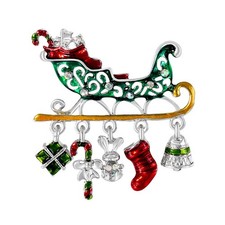 Spilla natalizia slitta
