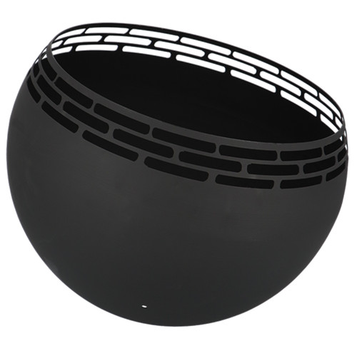 Fuoco palla nero 58cm cestino - nero,