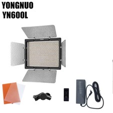 YONGNUO YN600L Kit Illuminazione LED Luce Video Studio Fotografico + Adattatore UK