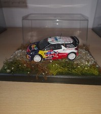 Diorama Citroen DS3 rally scala 1:43- pezzo unico in teca