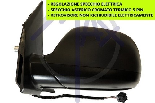 Specchio retrovisore elettrico - specchio,