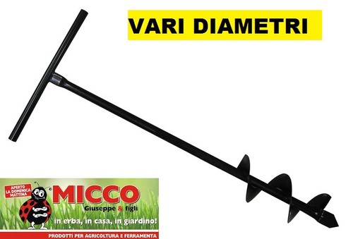 Trivella manuale fora terreno - manuale,