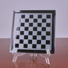 SCACCHIERA IN VETRO MOLATO