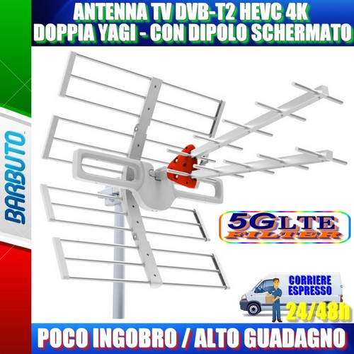 Antenna dvb hevc - tv, 4k