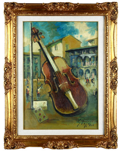 Opera unica olio - , tela