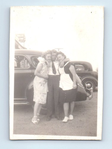 Vecchia foto epoca trio - foto, d'epoca