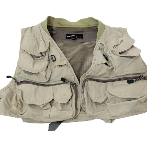Simms fishing vest beige - fishing,