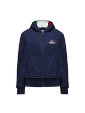 Aeronautica Militare felpa con zip e cappuccio blu