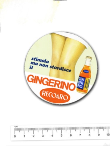 Adesivo figurina gingerino - figurina,