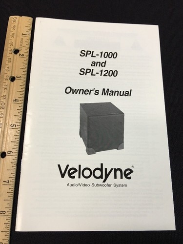 Velodyne spl 1000 1200 - spl-1000,