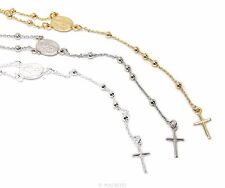 collana donna uomo rosario Y