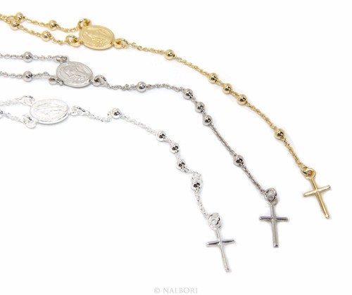Collana donna uomo rosario - collana,