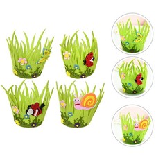  4 Pcs Cestino Per Uova Da Decorare Decorativo Decorazioni Pasquali