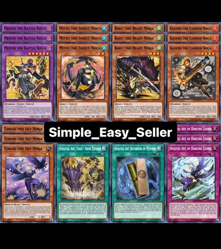 Yugioh ninja 24x carte - 🔥,