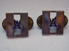 US ARMY NAVY BADGE 2 vecchie spille old pin A