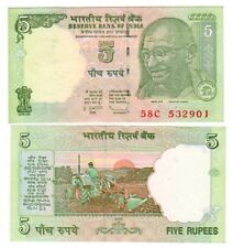 India INDIA Biglietto 5 RUPIE